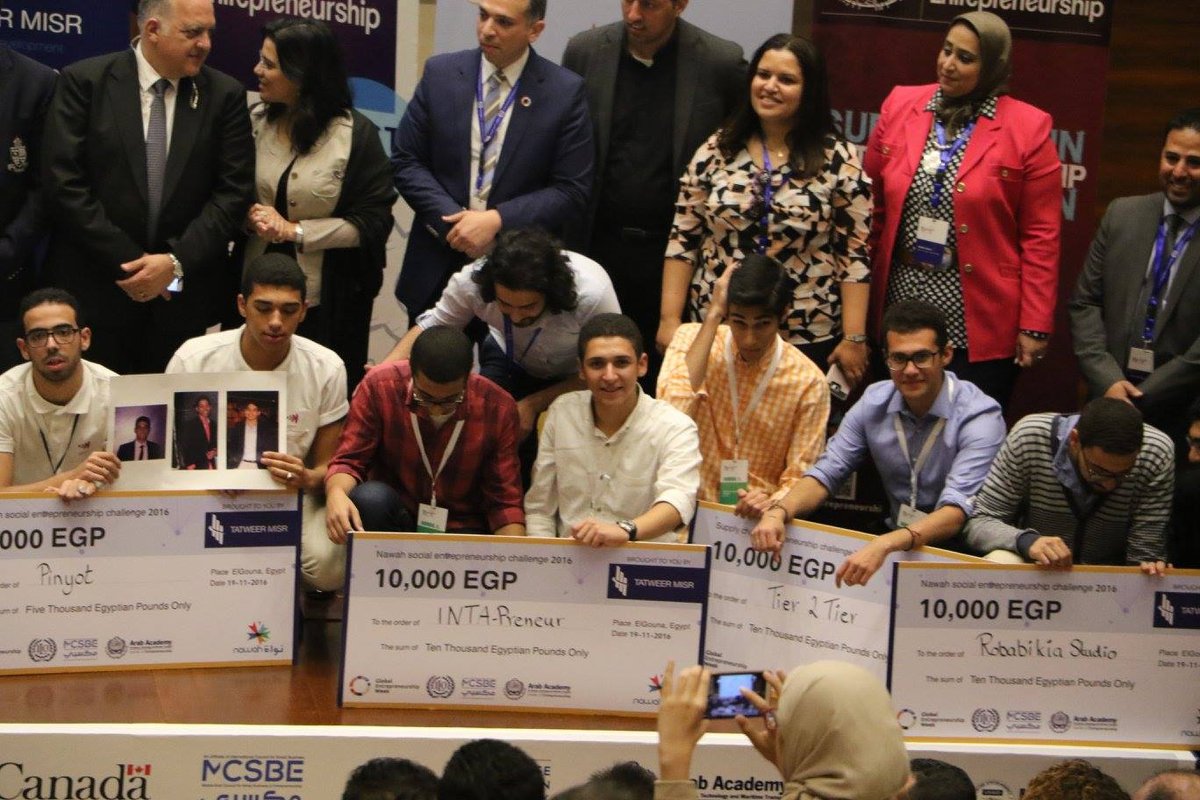 Celebrating a Nawah Challenge win