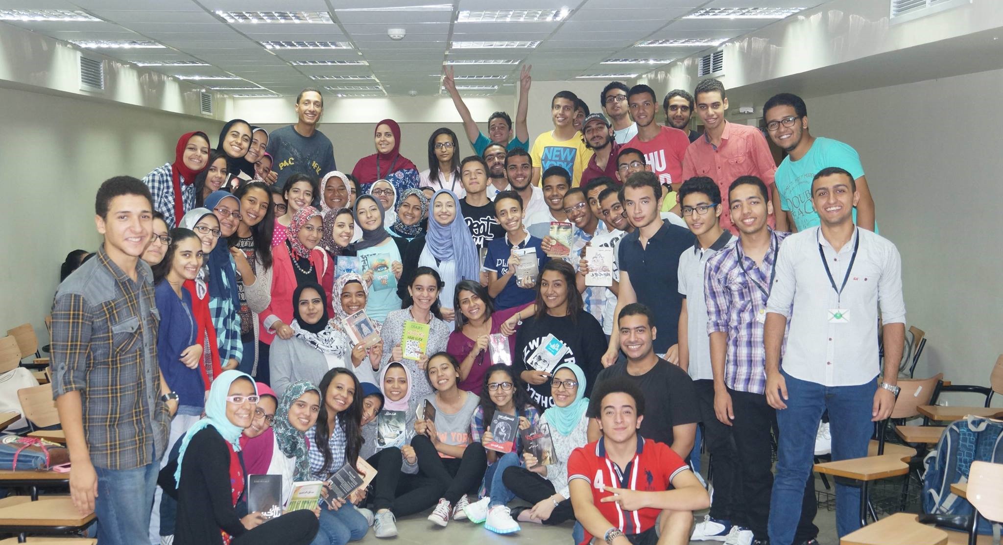 An INTA cohort together in class